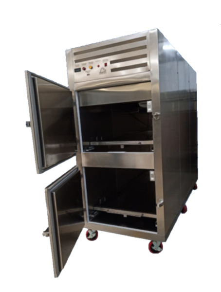 Refrigerador para Cadáveres para 2 cuerpos (frontal)